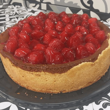 Pay de Queso con Fresas