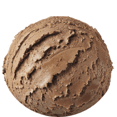 Bola de Helado de Chocolate