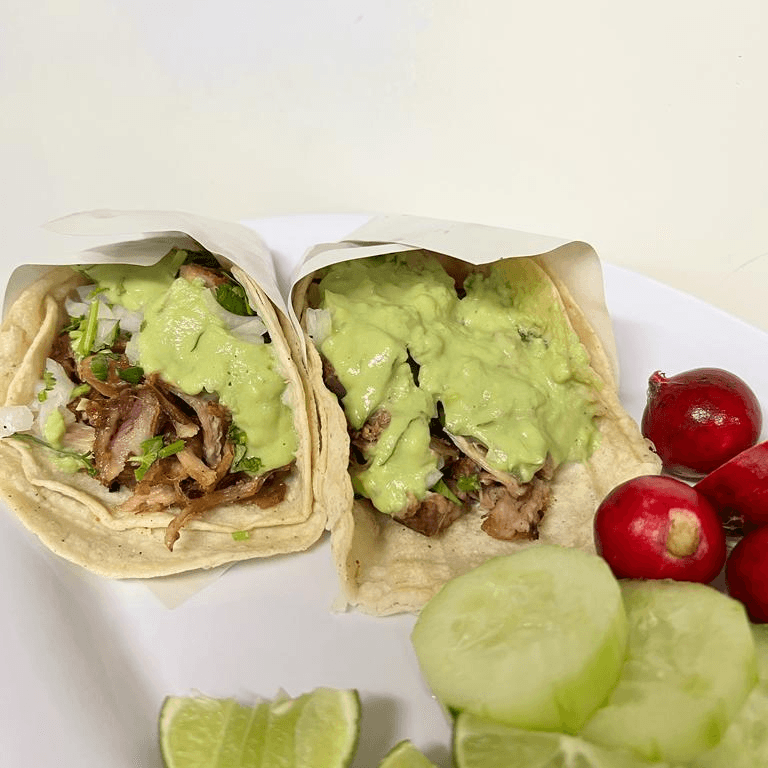Taco de Carnitas+Taco de Asada
