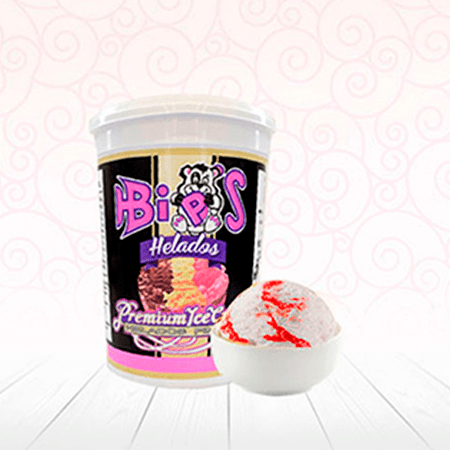 Nieve Gourmet de Pay de Queso con Fresa 1 L
