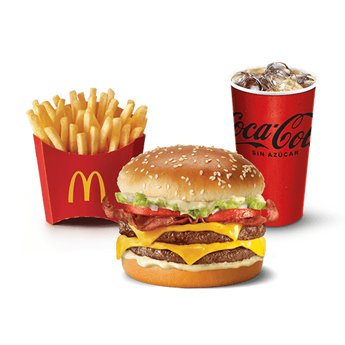 McTrio Mediano Grand Bacon Deluxe Doble