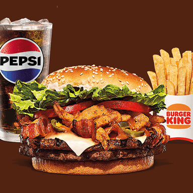 Combo Mediano Whopper Angry Doble