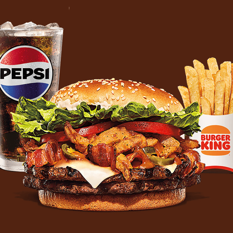 Combo Grande Whopper Angry Doble