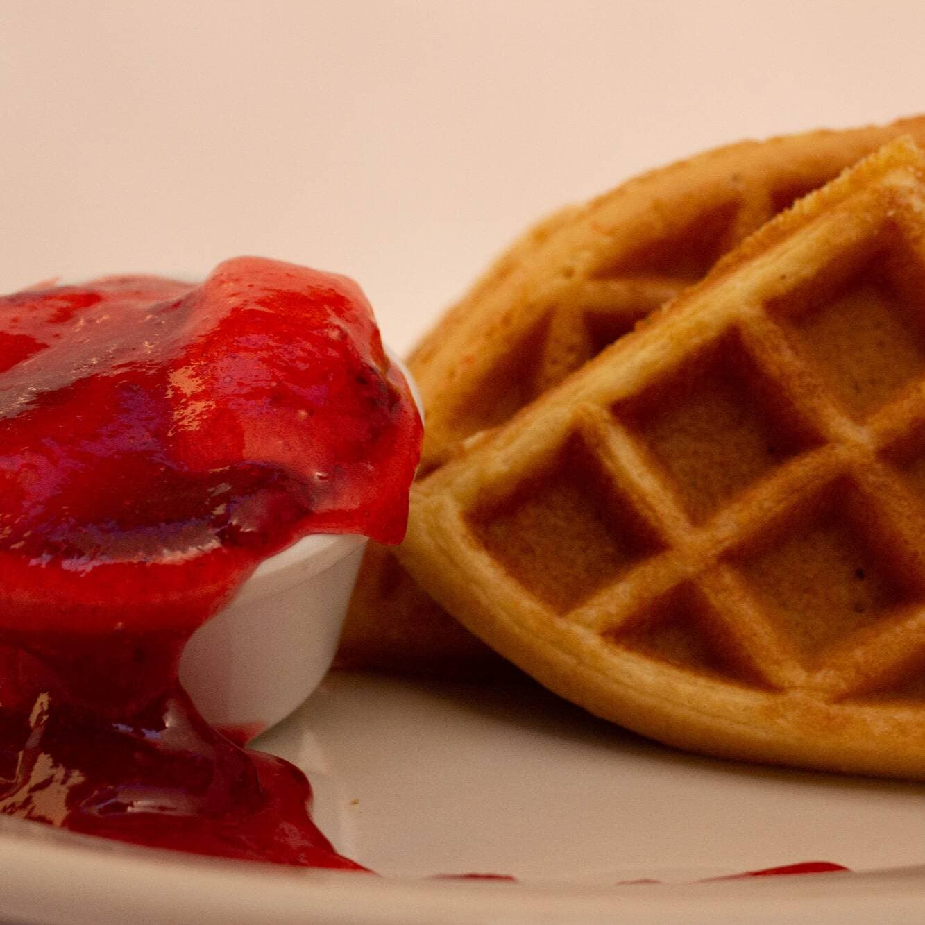 Waffle con M. Fresa
