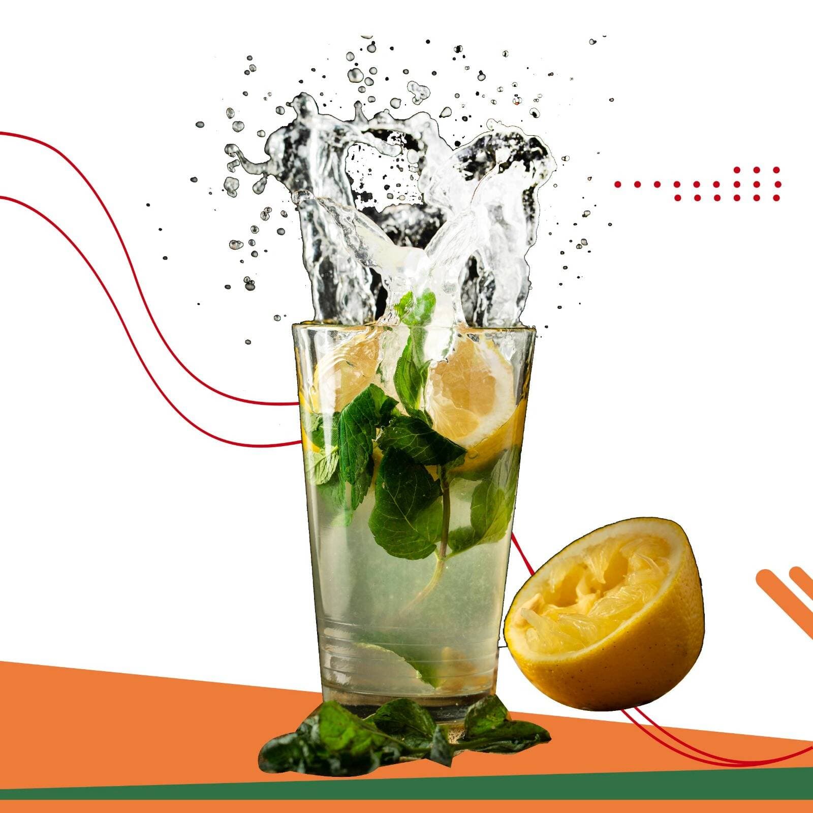 Agua Limón con Menta