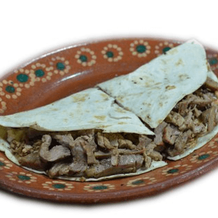 Gringa de Cecina de Yecapixtla