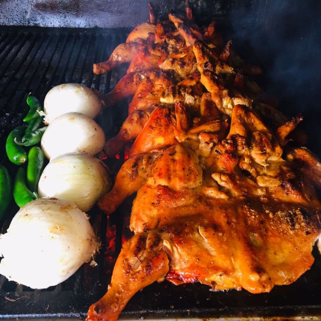Combo - 1/2 Pollo asado + Salchichas asadas