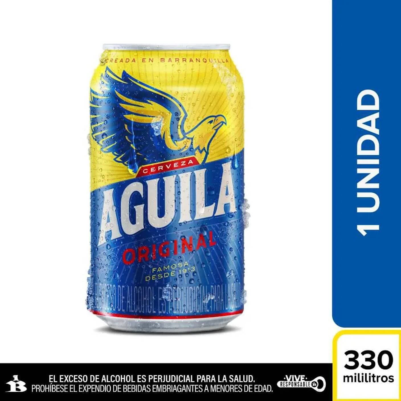 Cerveza Aguila Original Lta 330ml