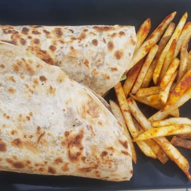 MEGA Burrito de Pierna con Papas 🥓🐂