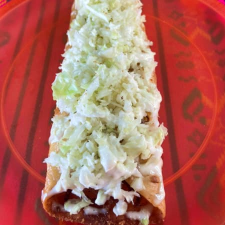 Chimichanga de Papa con Carne de Res