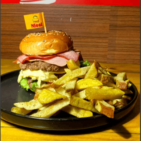 Hamburguesa Rellena pero Sabrosa