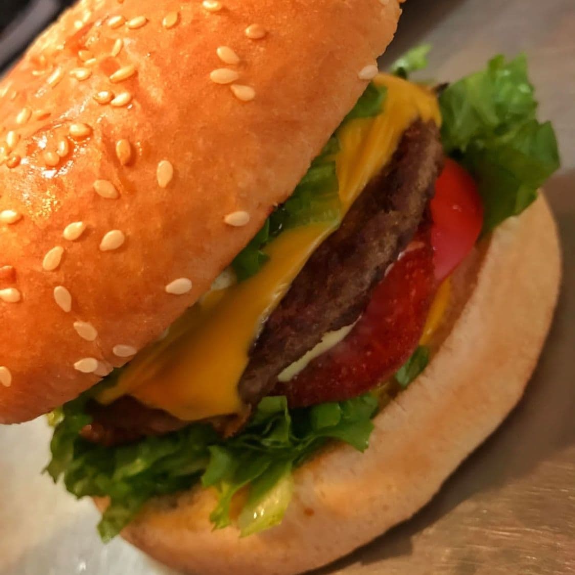 Hamburguesa con Doble Torta