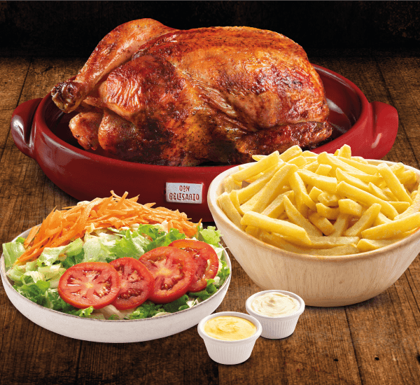 Pollo Don Beli con Papas y Ensalada