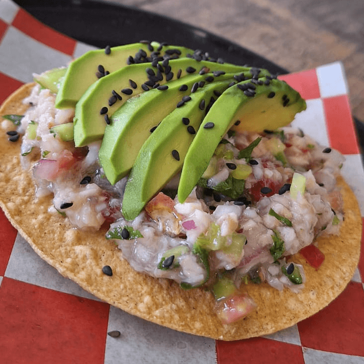 Tostada de Ceviche