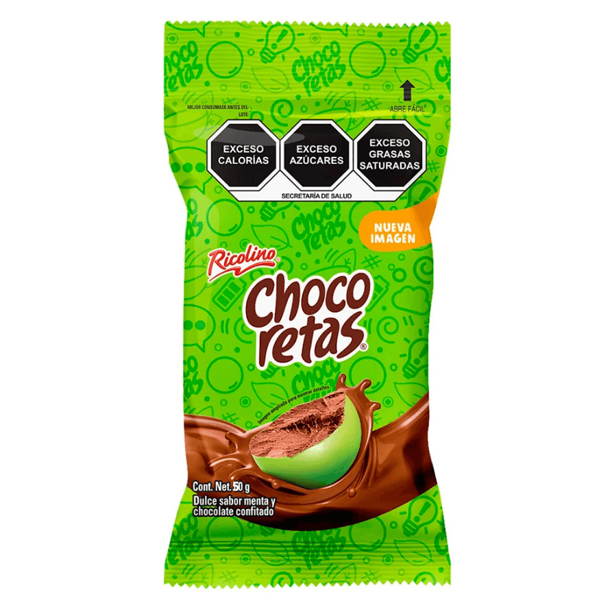 CHOCORETAS RICOLINO 50GR