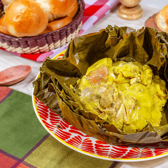 Tamal Bebida y Pan