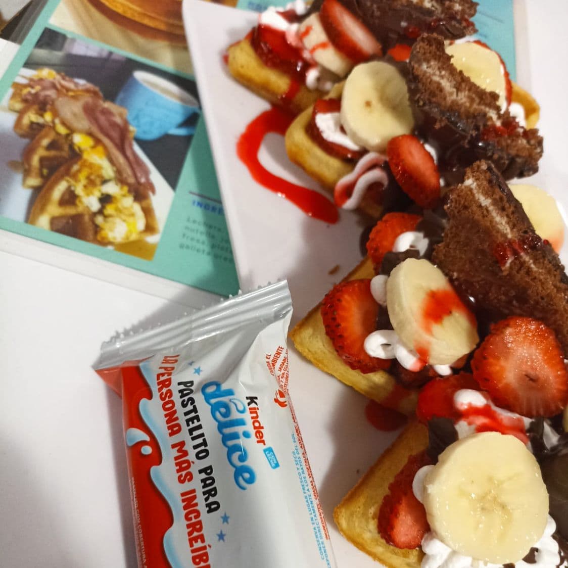 Waffles Kinder Delice