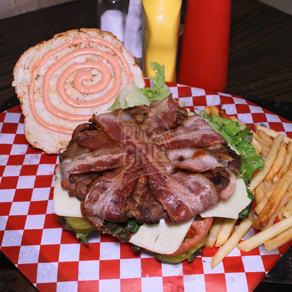Hamburguesa Bacon Bomb