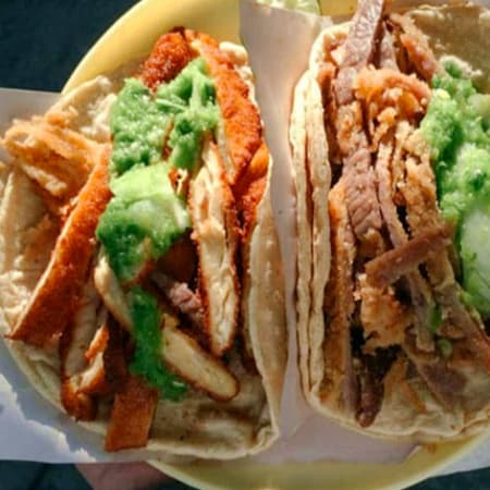 2️⃣ Tacos Milanesa de Pollo