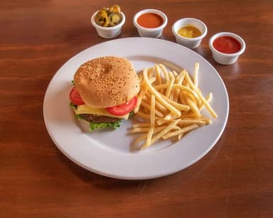 HAMBURGUESA TRADICIONAL C/QUESO