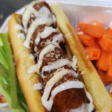 Hot Dog de boneless.