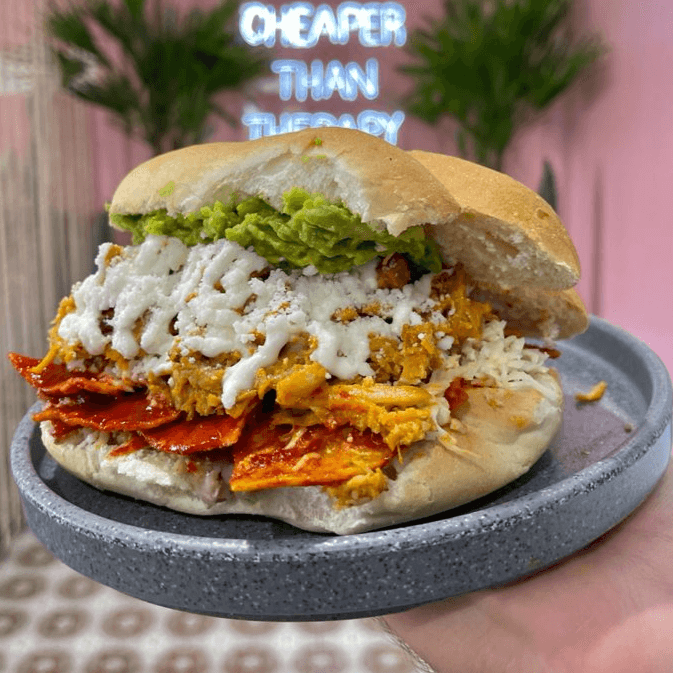 Torta de Chilaquiles