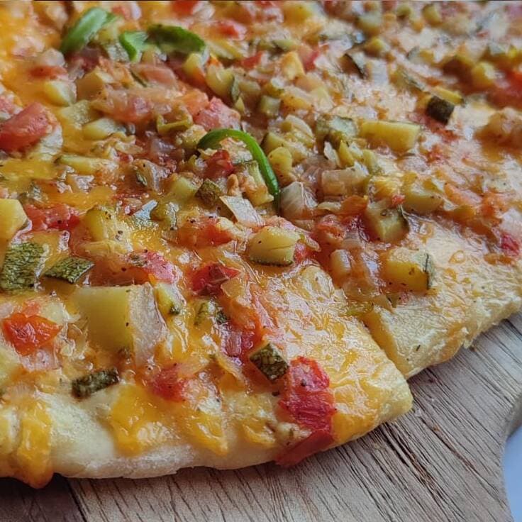 Pizza de Calabaza y Queso Daisy