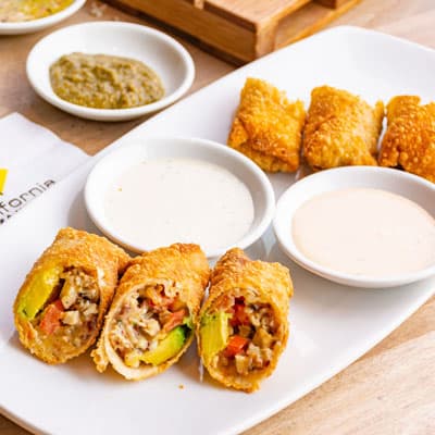 Avocado Club Egg Rolls