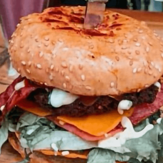 Hamburguesa Doble Torta
