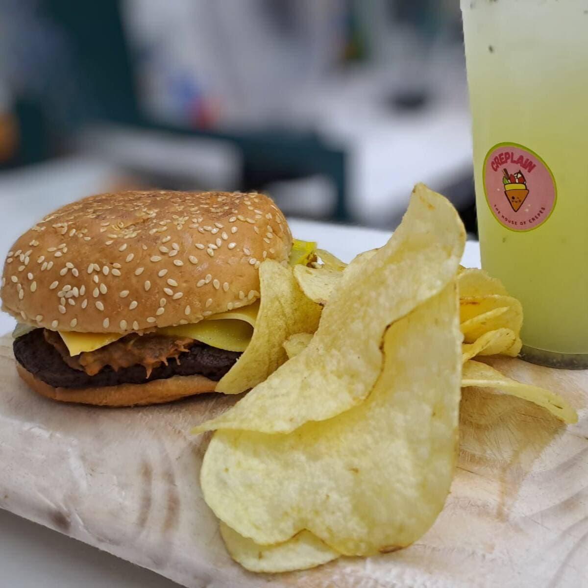 Chili-burger