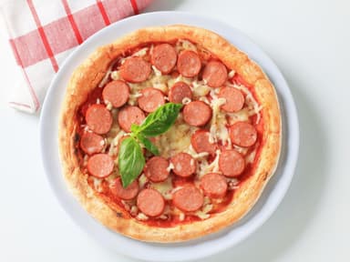 Pizza Grande de Salchicha