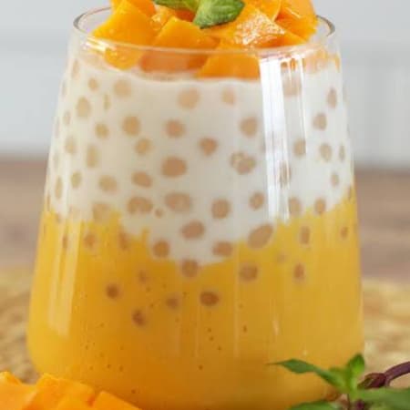 Mango-coco sago