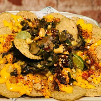 Nachos con Champiñones
