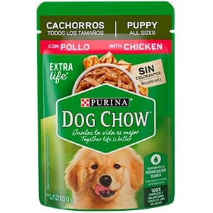 ALIM PERRO DOG CHOW PUP POUCH POLLO 100G