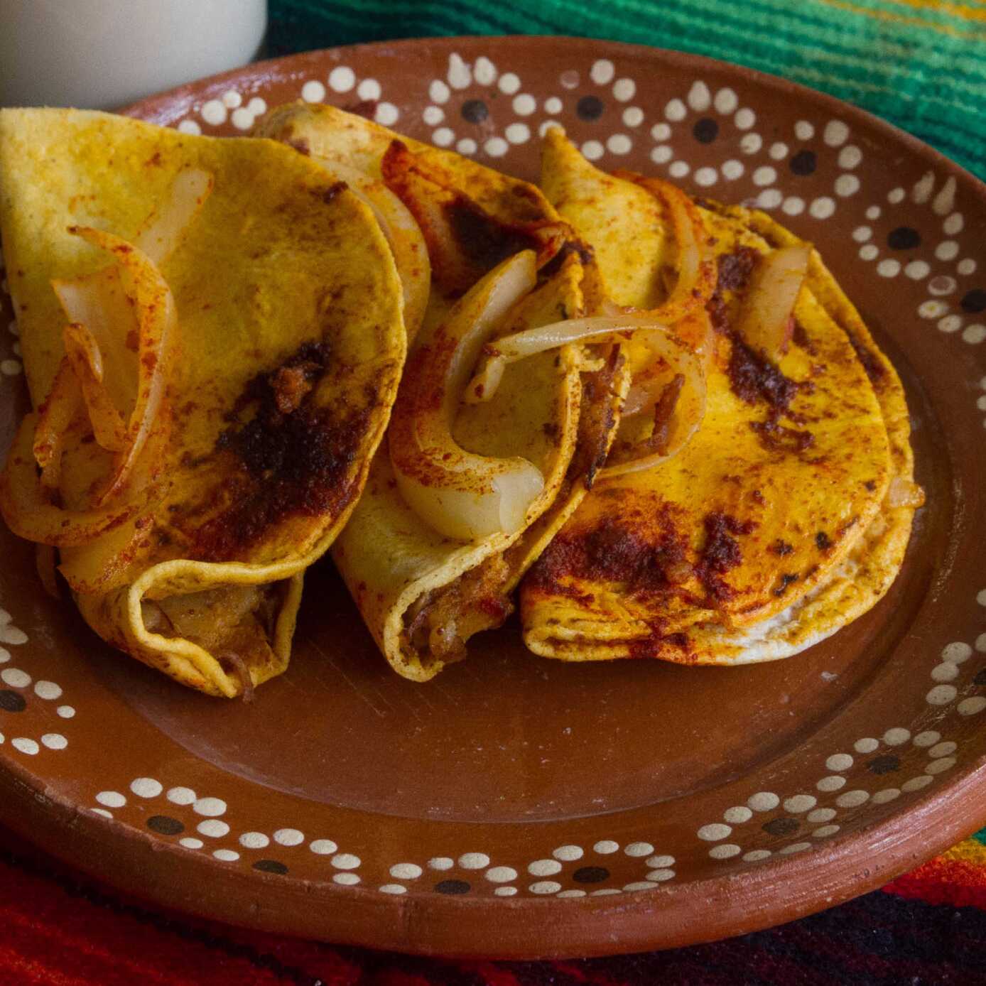 Taco de Canasta de Fríjol