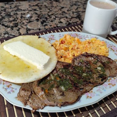 Arepa con Res