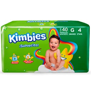 PAÑAL KIMBIES GRANDE 40 PZA