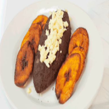 Frijoles con Plátanos Fritos