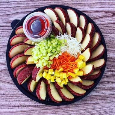 Charola de Manzana con Fruta (no incluye Mango)