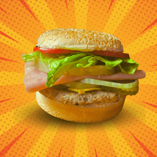 HAMBURGUESA  HAWAIAN