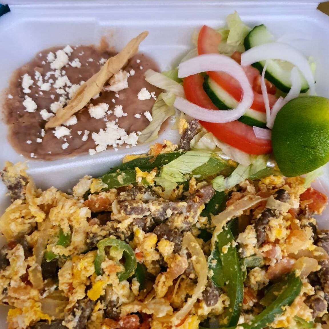 Machaca  con huevo