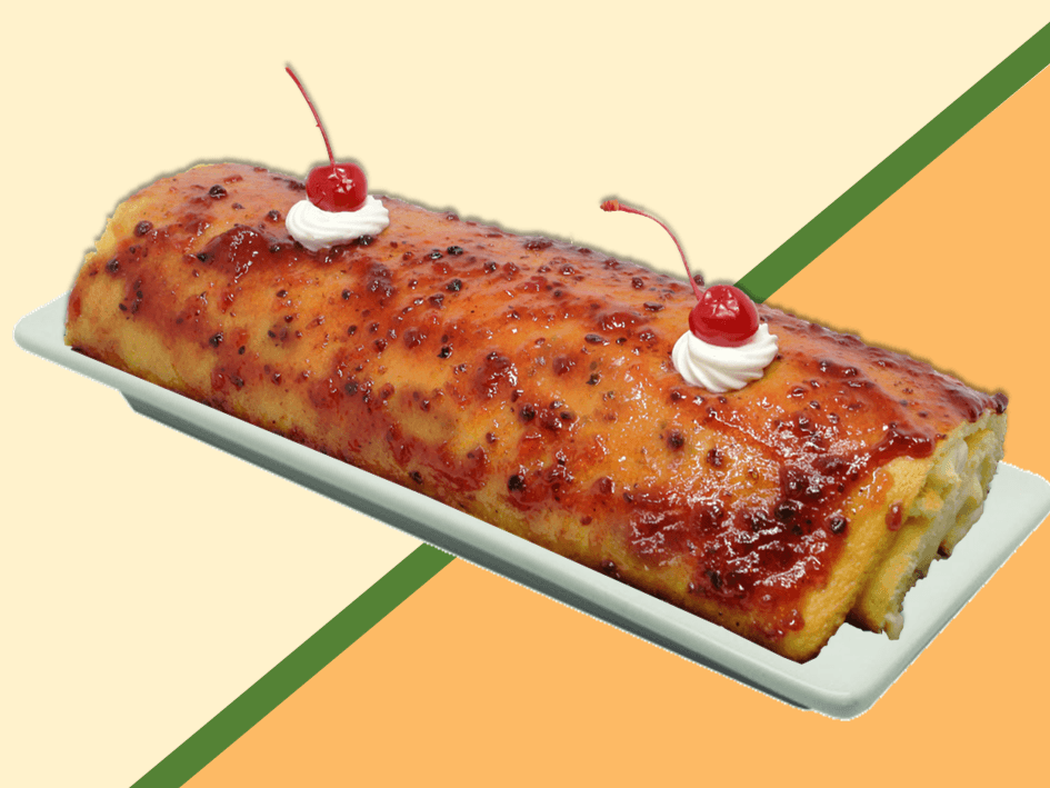 Niño Envuelto Queso con Mermelada de Frutos Rojos