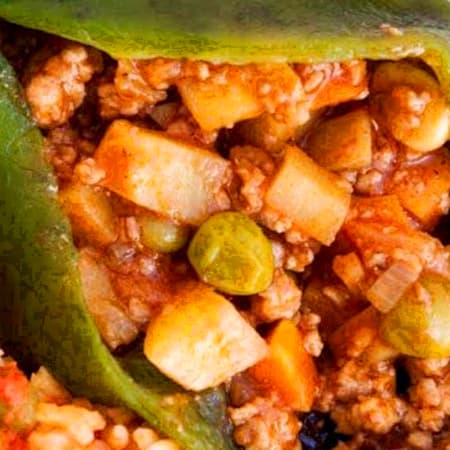 10 - CHILES RELLENOS DE CARNE MOLIDA CAPEADOS