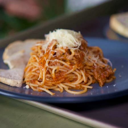 Pasta Bolognesa de la casa