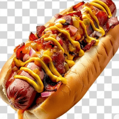 Hot Dog de Res y Tocino