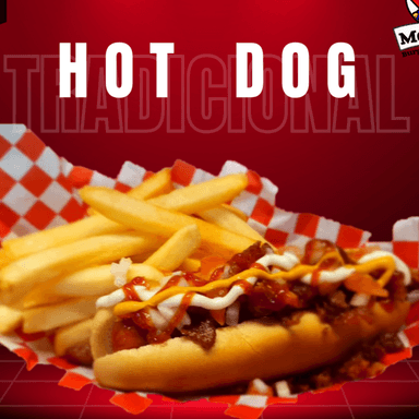 Hotdog Con Papas
