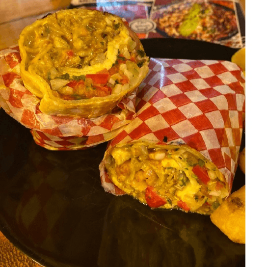 Combo Burrito con Papa Criolla y Limonada Natural