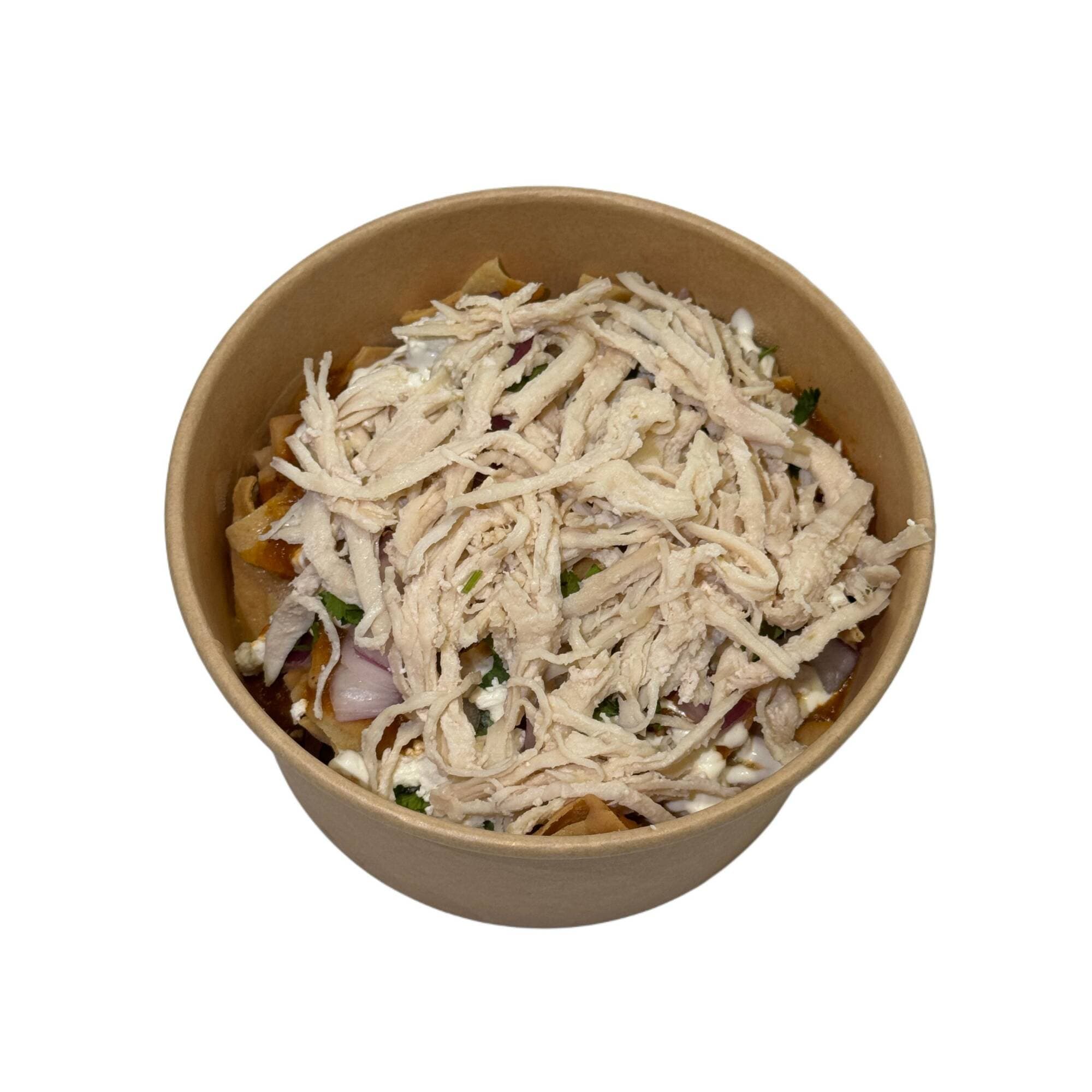 Chilaquiles especiales con pollo