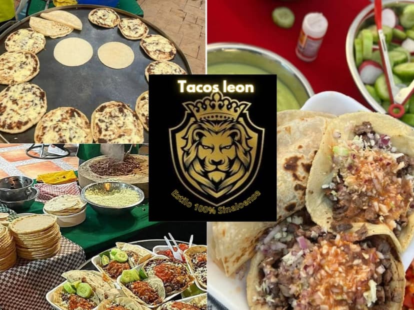 Tacos Leon Estilo 100% Sinaloense