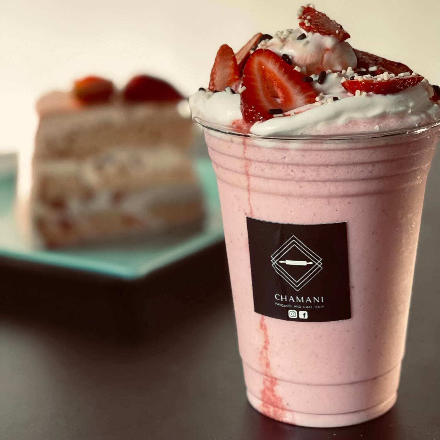 Malteada de Fresa